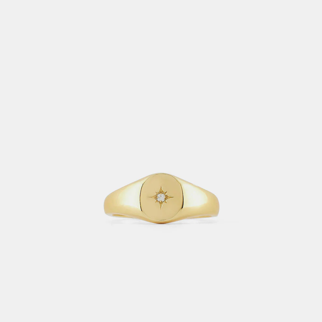 Gold Royal Envy Ring front