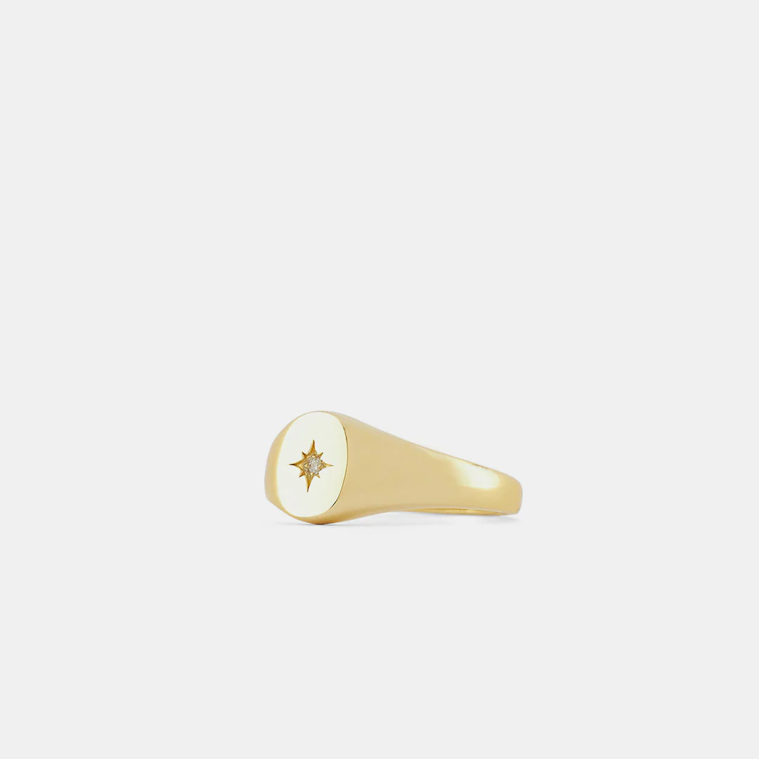 Gold Royal Envy Ring back