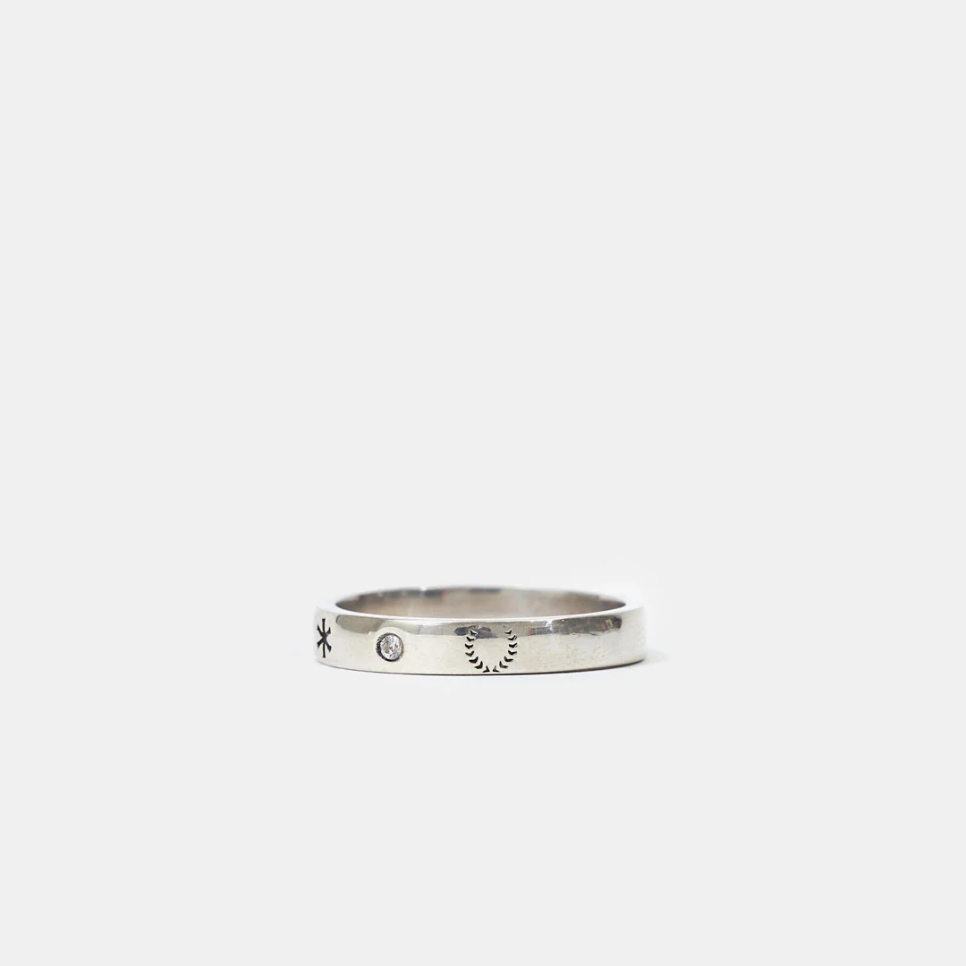 Silver Patriot Ring back