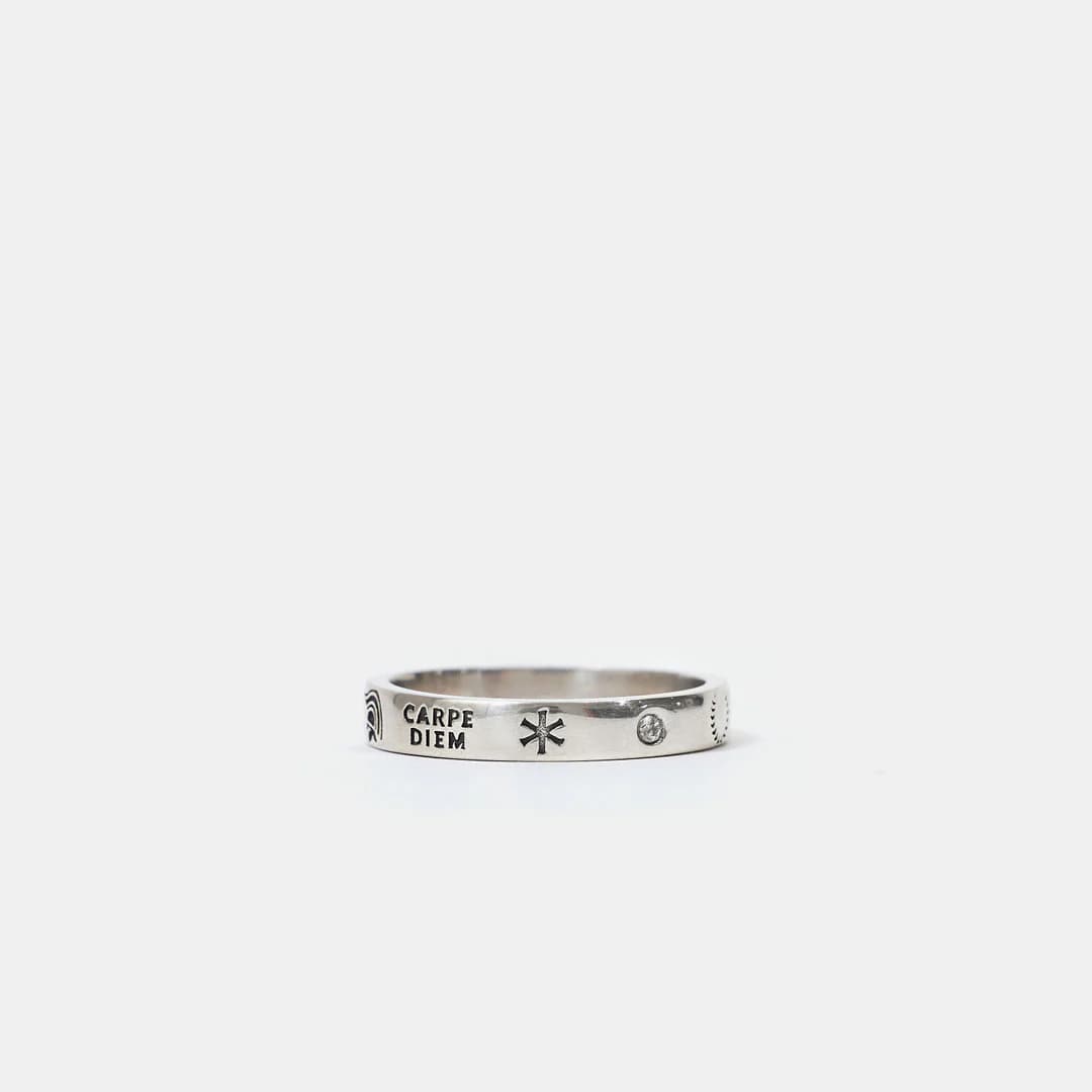 Silver Patriot Ring front