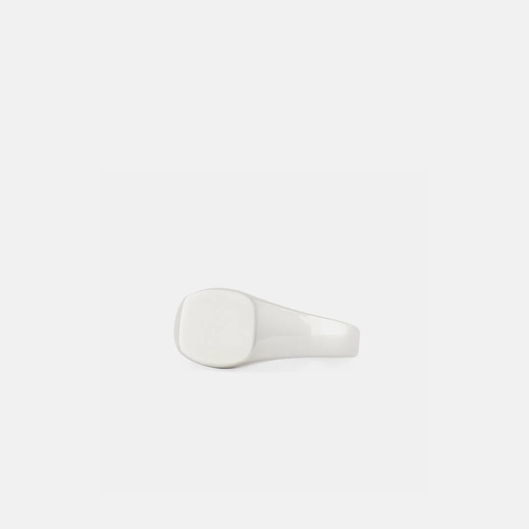 Silver Signet Ring back