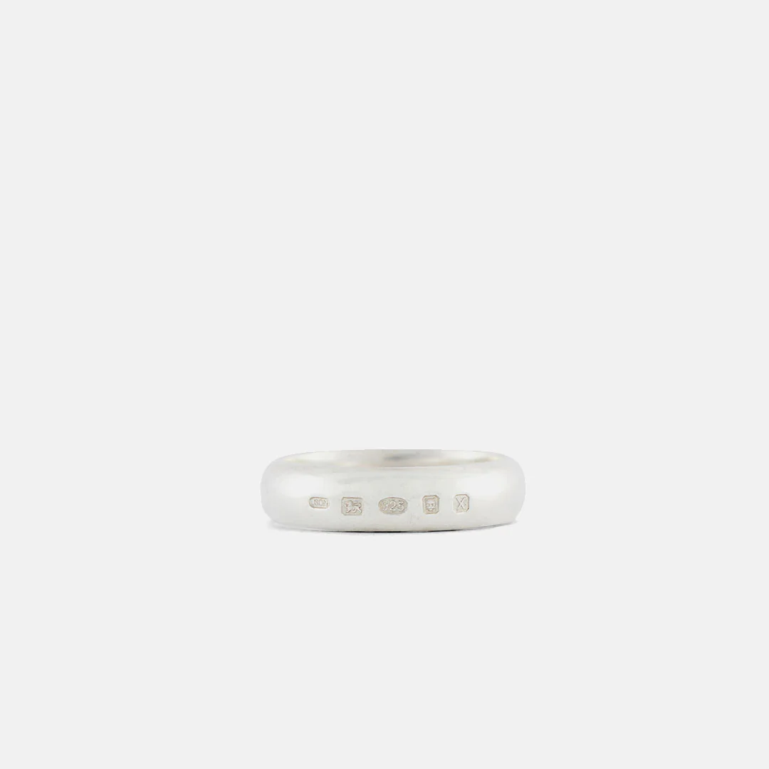Silver Traditional Hallmark Ring front